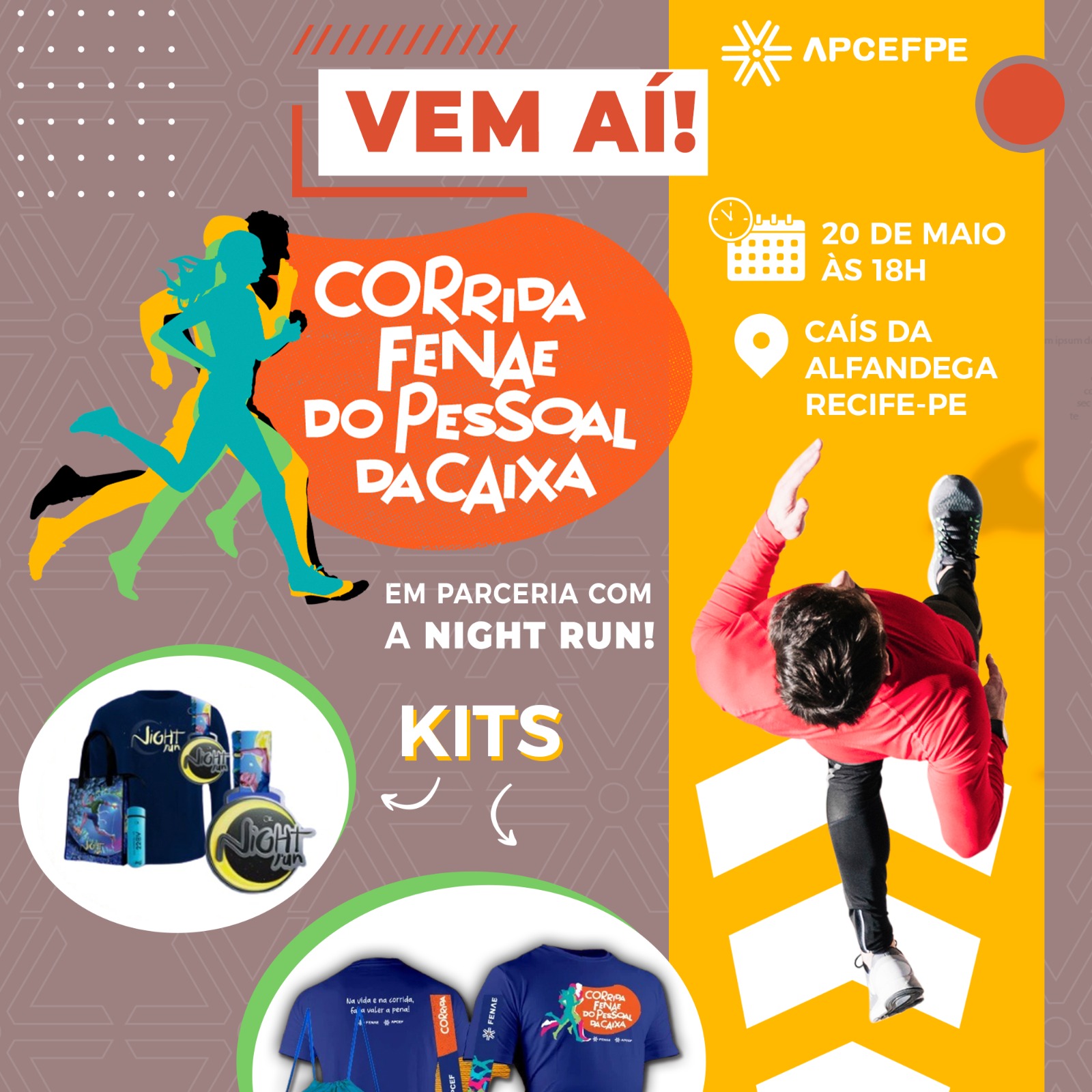 8ª Corrida FENAE do Pessoal da Caixa - Inscriçõs aqui